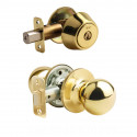 ACCENTRA (formerly Yale) 827-C Heritage Collection Grade 3 Cirrus Entry Knob w/ Single Cylinder Deadbolt Combo Set