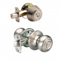 Yale NT-O NTO827 10BP New Traditions Oasis Entry Knob w/ Single Cylinder Deadbolt Combo Set