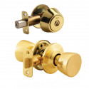 ACCENTRA (formerly NTV827 US3 Yale) 827-V Heritage Collection Grade 3 Valley Entry Knob w/ Single Cylinder Deadbolt Combo Set