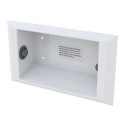 Whitehall WH1846B Series Ligature Resistant Spindle Button Semi-Recessed Stainless Steel Paper Holder