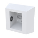  WH1847B-SS Series Ligature Resistant Spindle Button Surface Mount Stainless Steel Toilet Paper Holder