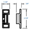 Precision S Strike for Vertical Rod Devices