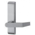 Von Dupin 371L-BE-US26-1 Control Trim Lever, Blank Escutcheon Compatible with 55 Series Exit Devices