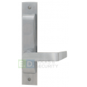 Von Dupin 375L-BE-US26DAM-18 Control Trim Lever, Blank Escutcheon Compatible with 55 Series Exit Devices