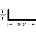 Reese TL4D-72 Thresholds, Interlock Threshold, 3/8" x 15/16"