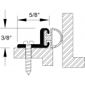 Reese 128CV-12 Weatherstrips, Perimeter Seals, 7/8" x 3/8"