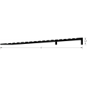 Reese S411 Threshold, Ramp / Transition, 6" x 1/2"
