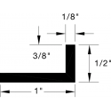 Reese 548D-24 Thresholds, Ramp / Transition, 1" x 1/2"