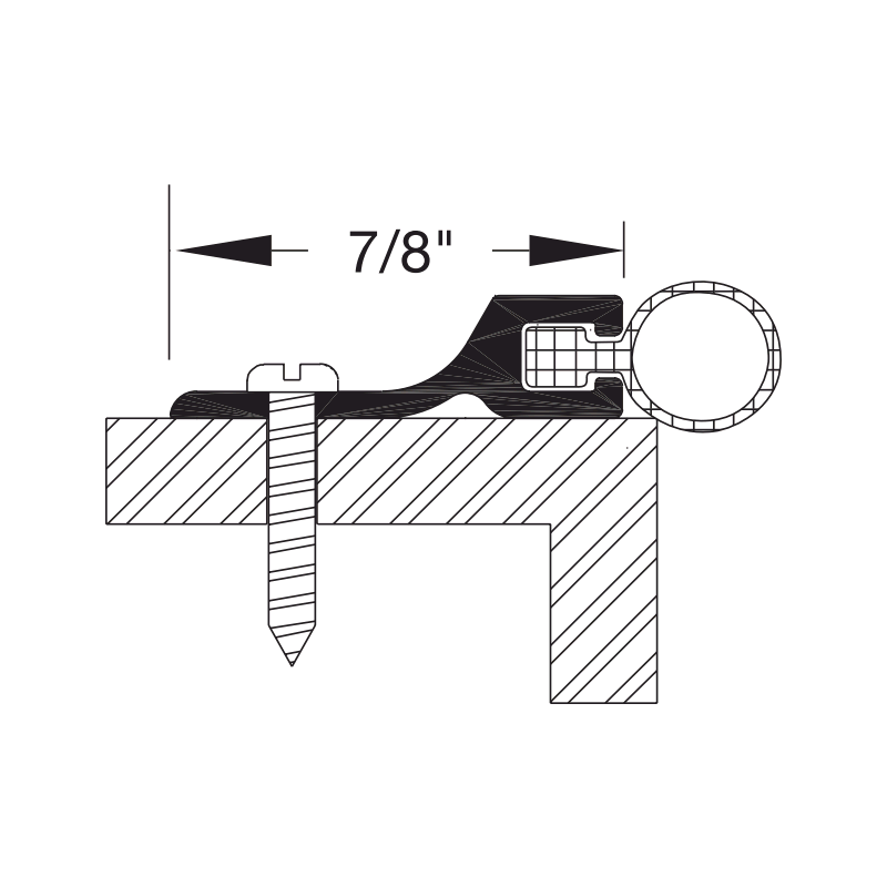 Reese 678 Weatherstrips, Perimeter Seals, 1-3/16