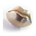  Lips - Satin Brushed Bronze (47mm x 26mm) Furniture Handle
