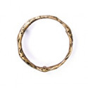  Small Ring - Aged Brass (135mm diameter) Furniture Handle