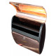 QualArc ALX-ELI Allux Mailbox Ellipse in Copper Color