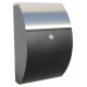 QualArc ALX-7000-BS Allux Mailbox in Black/Stainless Color