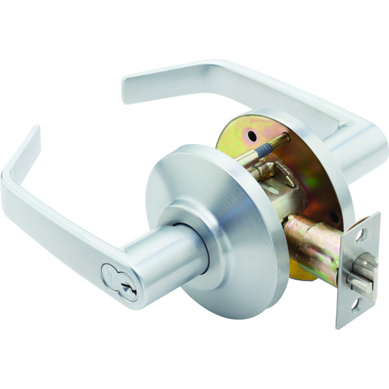 Best 7KC Series Grade 2 Cylindrical Lever Lock, 3-1/2