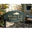  ROC-LOGO-SP-91 Rockport Oval Solid Granite Pet Memorial & Wildlife Plaque