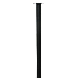 QualArc HPST1 Hanford Single Post System with Mailbox Option in Black