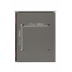 QualArc WF-1515 Winfield Vista Locking Mailbox, Gray / Red with Black Metal Lid
