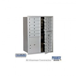 Salsbury 4C Horizontal Mailbox Unit (41") - Double Column - 5 MB2 Doors / 2 PL5s