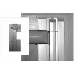Best SEDA-ECHFS-MH-AL-4 Stanley Emergency Door Alarm Full Surface Angled Aluminum Hinge