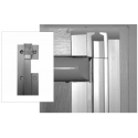 Best SEDA-ECHFS-MH-AL-4 Stanley Emergency Door Alarm Full Surface Angled Aluminum Hinge