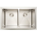 American Imaginations AI-27406 33-in. W CSA Approved Chrome Kitchen Sink With Stainless Steel Finish And 18 Gauge