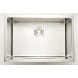 American Imaginations AI-27433/ AI-27434 28-in. W CSA Approved Chrome Kitchen Sink With Stainless Steel Finish And 16 Gauge
