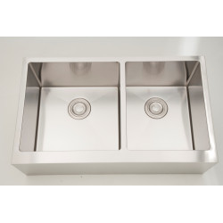 American Imaginations AI-27469/ AI-27470 32-in. W CSA Approved Chrome Kitchen Sink With Stainless Steel Finish And 16 Gauge