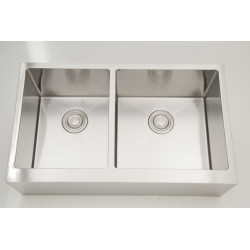 American Imaginations AI-27471/ AI-27472 32-in. W CSA Approved Chrome Kitchen Sink With Stainless Steel Finish And 16 Gauge