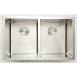 American Imaginations AI-27479/ AI-27480 30-in. W CSA Approved Chrome Kitchen Sink With Stainless Steel Finish And 18 Gauge