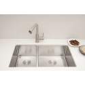 American Imaginations AI-27503/ AI-27504 32-in. W CSA Approved Chrome Kitchen Sink With Stainless Steel Finish And 18 Gauge
