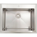 American Imaginations AI-27539 27-in. W CSA Approved Chrome Kitchen Sink With Stainless Steel Finish And 18 Gauge