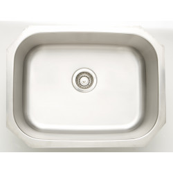 American Imaginations AI-27567/ AI-27568 24.75-in. W CSA Approved Chrome Kitchen Sink With Stainless Steel Finish And 18 Gauge