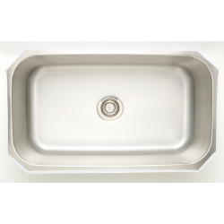 American Imaginations AI-27577/ AI-27578 31.5-in. W CSA Approved Chrome Kitchen Sink With Stainless Steel Finish And 18 Gauge