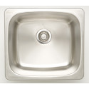 American Imaginations AI-2759_ 20-in. W CSA Approved Chrome Kitchen Sink With Stainless Steel Finish And 18 Gauge