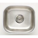 American Imaginations AI-27614/ AI-27615 15-in. W CSA Approved Chrome Kitchen Sink With Stainless Steel Finish And 18 Gauge