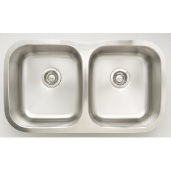 American Imaginations AI-27618/ AI-27619 31.25-in. W CSA Approved Chrome Kitchen Sink With Stainless Steel Finish And 18 Gauge
