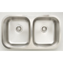 American Imaginations AI-27619 31.25-in. W CSA Approved Chrome Kitchen Sink With Stainless Steel Finish And 18 Gauge