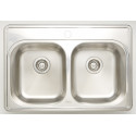American Imaginations AI-27621 30.5-in. W CSA Approved Chrome Kitchen Sink With Stainless Steel Finish And 18 Gauge