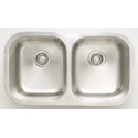 American Imaginations AI-27644/ AI-27645 30.75-in. W CSA Approved Chrome Kitchen Sink With Stainless Steel Finish And 18 Gauge