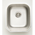 American Imaginations AI-27649 16.5-in. W CSA Approved Chrome Kitchen Sink With Stainless Steel Finish And 18 Gauge