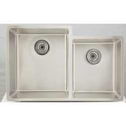 American Imaginations AI-27670/ AI-27671 31.25-in. W CSA Approved Chrome Kitchen Sink With Stainless Steel Finish And 18 Gauge