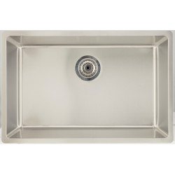 American Imaginations AI-27674/ AI-27675 27-in. W CSA Approved Chrome Kitchen Sink With Stainless Steel Finish And 18 Gauge