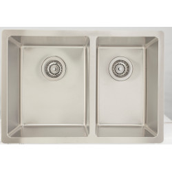 American Imaginations AI-27678/ AI-27679 29-in. W CSA Approved Chrome Kitchen Sink With Stainless Steel Finish And 18 Gauge