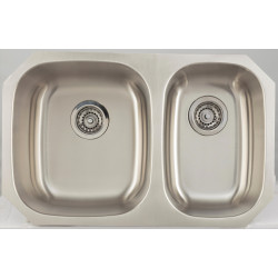 American Imaginations AI-27699/ AI-27700 28.25-in. W CSA Approved Chrome Kitchen Sink With Stainless Steel Finish And 18 Gauge