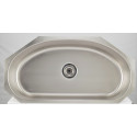 American Imaginations AI-27711 35.5-in. W CSA Approved Chrome Kitchen Sink With Stainless Steel Finish And 18 Gauge