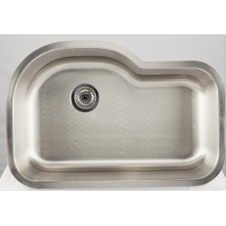American Imaginations AI-27715/ AI-27716 31.125-in. W CSA Approved Chrome Kitchen Sink With Stainless Steel Finish And 18 Gauge