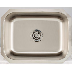 American Imaginations AI-27717/ AI-27718 23-in. W CSA Approved Chrome Kitchen Sink With Stainless Steel Finish And 18 Gauge