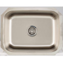 American Imaginations AI-27717 23-in. W CSA Approved Chrome Kitchen Sink With Stainless Steel Finish And 18 Gauge