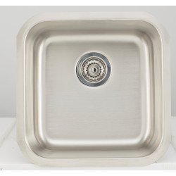 American Imaginations AI-27719/ AI-27720 17.875-in. W CSA Approved Chrome Kitchen Sink With Stainless Steel Finish And 18 Gauge