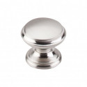 Top Knobs M130 Asbury Flat Top Knob, 1-3/8" L x 1-3/8" W